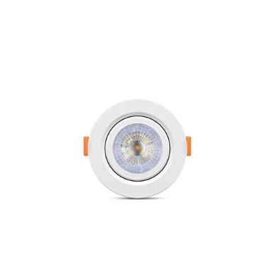 Imagem de KIT 10 SPOT LED ELGIN LUMINÁRIA MR16 5W 3000K DIRECIONÁVEL REDONDO Cor: Branco Bivolt