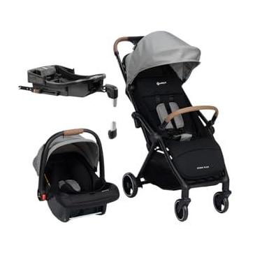 Imagem de Travel System Safety 1st Spark Plus Trio com Isofix, 0 a 22 kg, Grey Frost