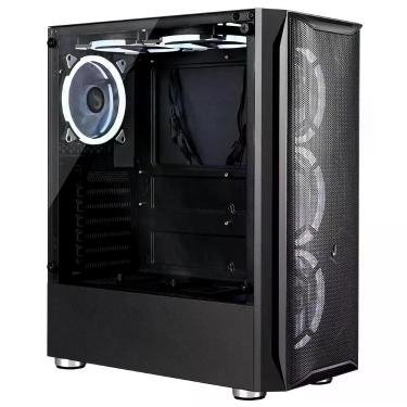 Imagem de Gabinete Gamer Rise Mode Z3 Glass 01, Mid Tower, Sem Fan, Preto - RM-Z