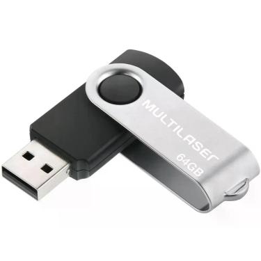Imagem de Pen Drive 64GB - Multilaser Twist, 64GB
