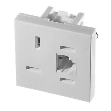 Imagem de Módulo Telebras + RJ11 Petra com Conector RJ11 para Linhas Telefônicas Bivolt Mec Tronic