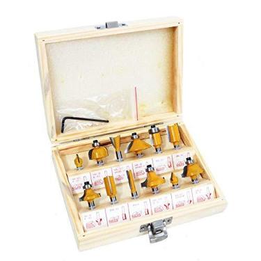 Imagem de CHICHL KIT COMPLETO JOGO FRESA PONTAS TUPIA 12PCS 6MM + MALETA