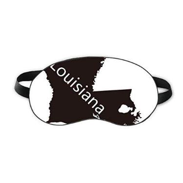Imagem de Louisiana America EUA Mapa contorno sono sombra sombra sombra sombra noite macia