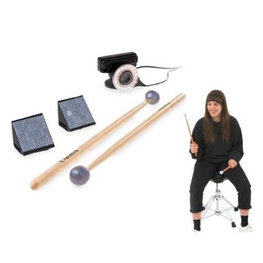 Imagem de Aerodrums Baterias de ar digitais, baterias eletrônicas com opção de realidade virtual e suporte MIDI