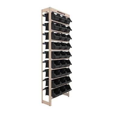 Imagem de Estante metálica com 27 gavetas n° 5 preta - 43009 - Presto
