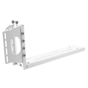 Imagem de Suporte Da Placa Gráfica Suporte De Gpu. Suporte Do Cart?o Gráfico Suporte De Gpu De Angulo Direito Cabo De Extensão Chapa Galvanizada Branco Vertical