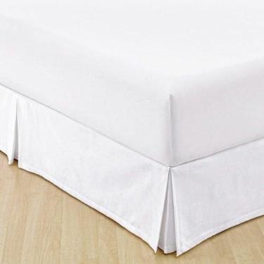 Imagem de Saia Para Cama Box Casal Com Pregas Guerreiro