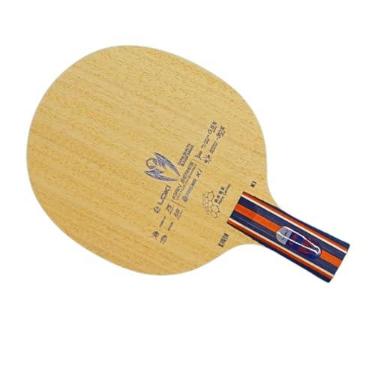 Imagem de Raquete Tênis de Mesa Loki K1 Classineta Profissional Carbono 7 Folhas 5 Madeira + 2 Carbono Cabo Curto Ofensiva Alta Velocidade e Controle Blade
