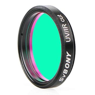 Imagem de SVBONY Filtro de telescópio, filtro de bloco de corte UV IR de 1,25 polegadas, filtro infravermelho multirrevestido para manter imagens planetárias nítidas, para astrofotografia digital CCD