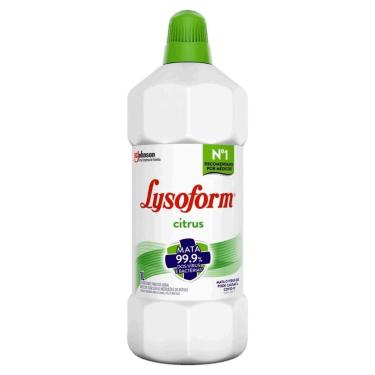 Imagem de Desinfetante Uso Geral Citrus Lysoform Frasco 1L, Citrus, 1L