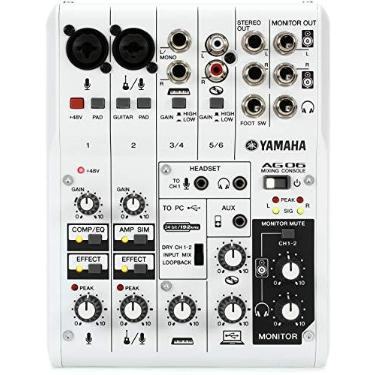 Imagem de Yamaha AG06 6-Channel Mixer / 2 Microphone
