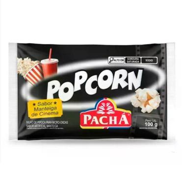 Imagem de Pipoca para Microondas Pop Corn Pachá Sabor Manteiga de Cinema 100g