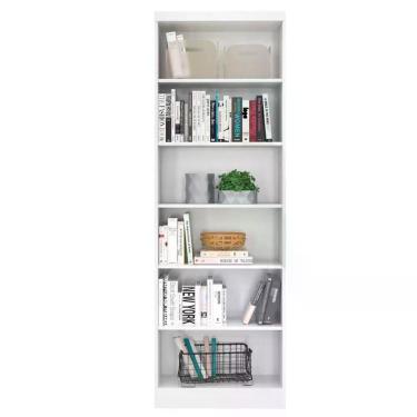 Imagem de Estante Para Livros Linus 1404 Branco - Qmovi