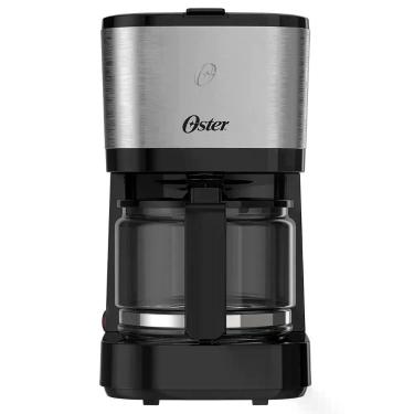 Imagem de Cafeteira Elétrica Oster Compacta Aço Inox Jarra de Vidro 12 Xícaras 750ML 220V