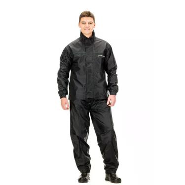 Imagem de Capa de Chuva Traje Para Chuva Motoqueiro Motoboy Ciclista Nylon Luxo 