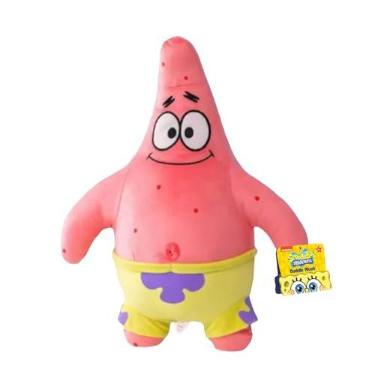Imagem de Pelúcia Bob Esponja Patrick Estrela 30cm Multikids - BR2104
