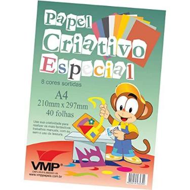 Imagem de Bloco Para Educacao Artistica Especial A-4 8cores 40f.6og - Pacote com 01 Unidade V.M.P., Multicor