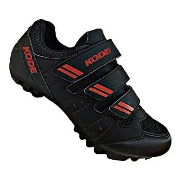 Imagem de Sapatilha Ciclismo Unissex Kode Mtb Active Preto Vermelho SSX Multicoisas