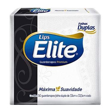 Imagem de Guardanapos de papel Elite Premium Folha Dupla, 50 unidades de 32x33,5 cm