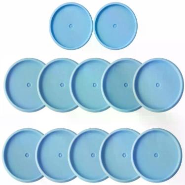 Imagem de Disco Inteligente Azul Bebê 24mm para Caderno Cassmar 12un