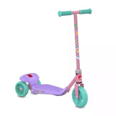Imagem de Patinete Infantil Meu Primeiro Patinete Rosa E Lilás Bandeirante - BRI