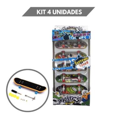 Imagem de Kit4 Skates para Dedos - Brinquedo que Inspira - Skate de Dedo AE