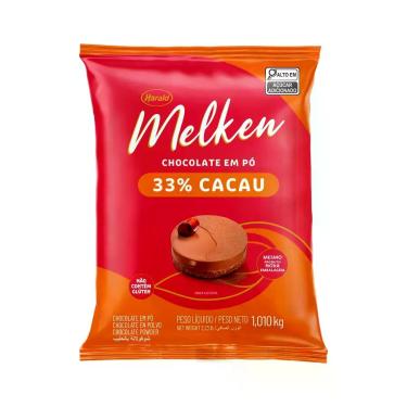 Imagem de Chocolate em Pó 33% - Melken - 1,010kg - 1 unidade - Harald - Rizzo