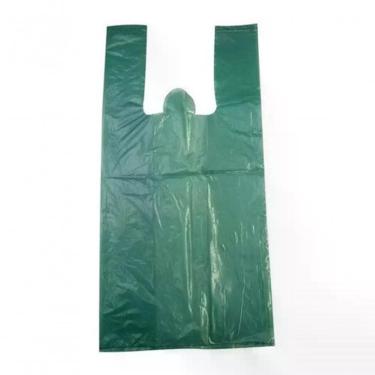 Imagem de Sacola Plástica Reciclada 45x60CM 1KG Aprox. 80 Unidades Suporta Até 5KG Azul, Verde Higipack