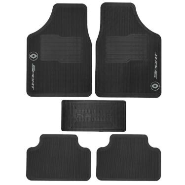 Imagem de Kit Jogo Tapete Automotivo Carro Borracha Logo Renault - Rekar