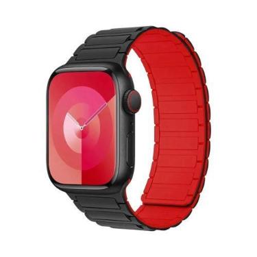 Imagem de Pulseira De Silicone Magnética Para Apple Watch De 40mm 44mm 45mm 49mm