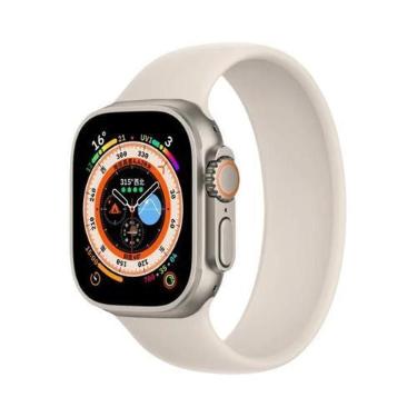 Imagem de Pulseira De Silicone Elástica Solo Loop Para Apple Watch 44mm 40mm 45m