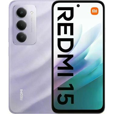 Imagem de Smartphone Redmi 15 Roxo Global, 8GB + 256GB - Xiaomi, 256GB, Roxo