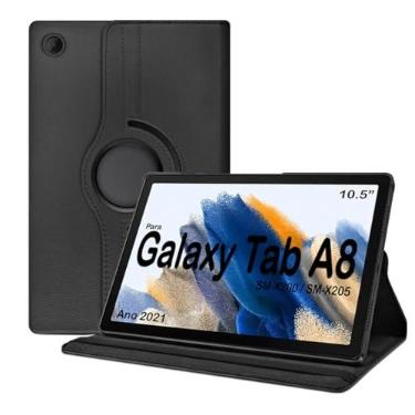 Imagem de CAPA CASE PARA TABLET SAMSUNG GALAXY TAB A8 10.5" Sm-X200 Sm-X205 ANO 2021 - ALAMO (PRETO)