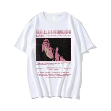 Imagem de Camiseta Gráfica Unissex Do Anime Serial Experiments Lain, Iwakura Man
