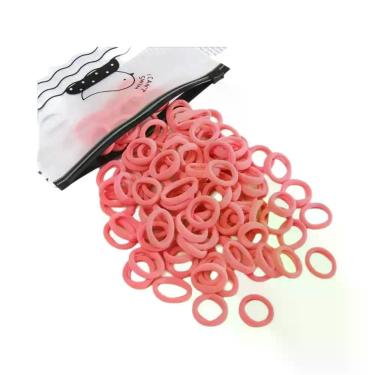 Imagem de Elásticos De Cabelo Sem Costura Com 50 Unidades Para Mulheres, Com Pre