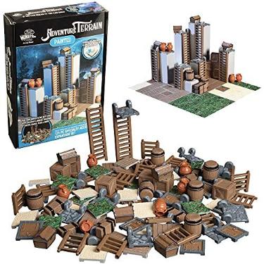 Imagem de Monster Adventure Terrain 3D Interchangeable Builder System - 121pc Painted Specialty Accessories Set - Build Modular Worlds in a Snap & Elevate Your Campaign - Compatible with DND Dungeons & Dragons
