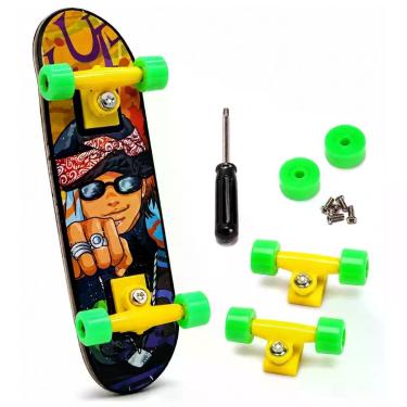 Imagem de Mini Skate De Dedo Com Acessórios: Fingerboard Infantil Para Manobras