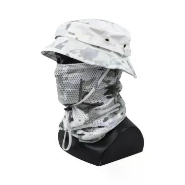Imagem de Conjunto De Chapéu Tático Multicam E Protetor De Pescoço Para Proteção