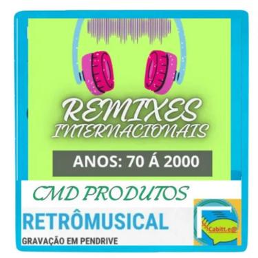 Imagem de Pen drive 8gb com Musicas = Remix Internacional - Playlist Numerada (m