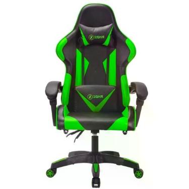 Imagem de Cadeira Gamer Reclinável Premium X-zone Cgr-01 Preta E Verde