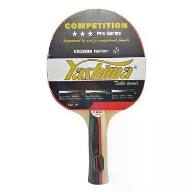 Imagem de Raquete Yashima Tenis de Mesa Borracha Lisa Com Esponja - Pt, Pto, Ver
