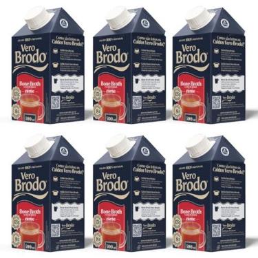 Imagem de Combo 6 Un Caldo Bone Broth Carne Bovino Vero Brodo 500ml