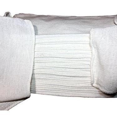 Imagem de Toalhas brancas da Atlas Towels – (pacote com 25) – Tamanho 33 x 33 cm – Grau comercial – Panos de limpeza 100% algodão reutilizáveis, laváveis, panos de limpeza – perfeitos para mecânico, garagem, lojas e esfregão de bar