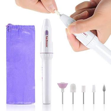 Imagem de Cucudy Máquina de lixa de unhas elétrica portátil para unhas Kit de unhas de gel Brocas de unhas Kit de manicure Pedicure Tools Melhores presentes para mulheres Meninas Lixa de unha