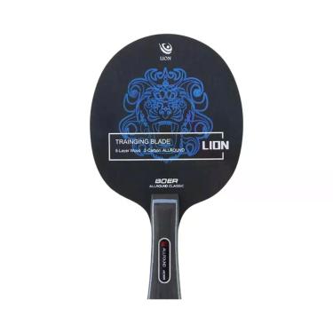 Imagem de Raquete De Tênis De Mesa Boer Lion FL 52 Com Cabo Longo Para Controle 