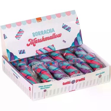 Imagem de Borracha Colorida Marshmallow Tutti Frutti Color DP.C/24 - BRW