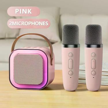 Imagem de Infantil Caixa De Som C/ Microfones Criança Karaokê Brincadeiras em Fa