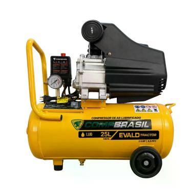 Imagem de Compressor Portátil Lub 8,6 Pés 2,0HP 25L 127V COMPBRASIL, 110V