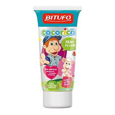 Imagem de Bitufo Gel Dental Cocoricó Sem Flúor Sabor Tutti Frutti 90 G