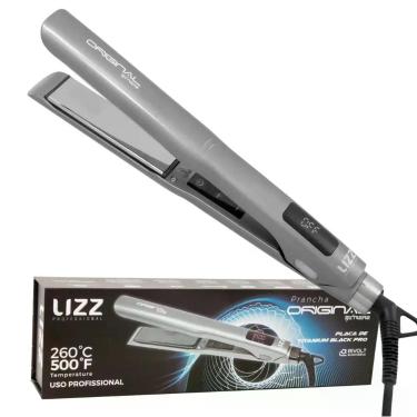 Imagem de Chapinha De Cabelo Lizz Extreme Profissional Original 500º F, Preto, B